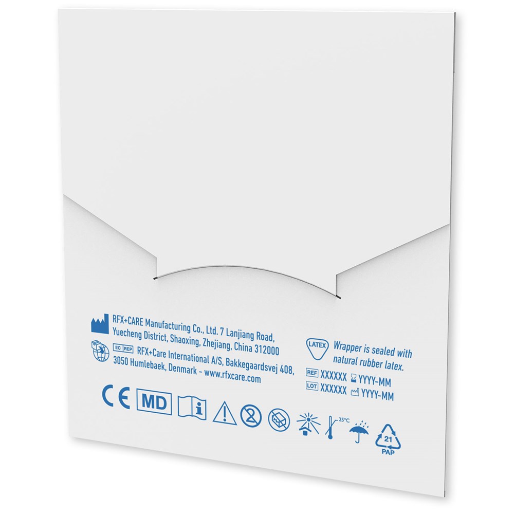 10 Stück individuell gestaltbare Pflaster mit vollfarbig bedrucktem Umschlag aus Kraftpapier