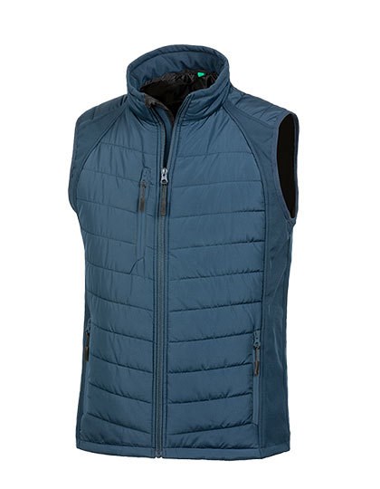 Result Genuine Recycled - Recycled Compass Padded Softshell Gilet