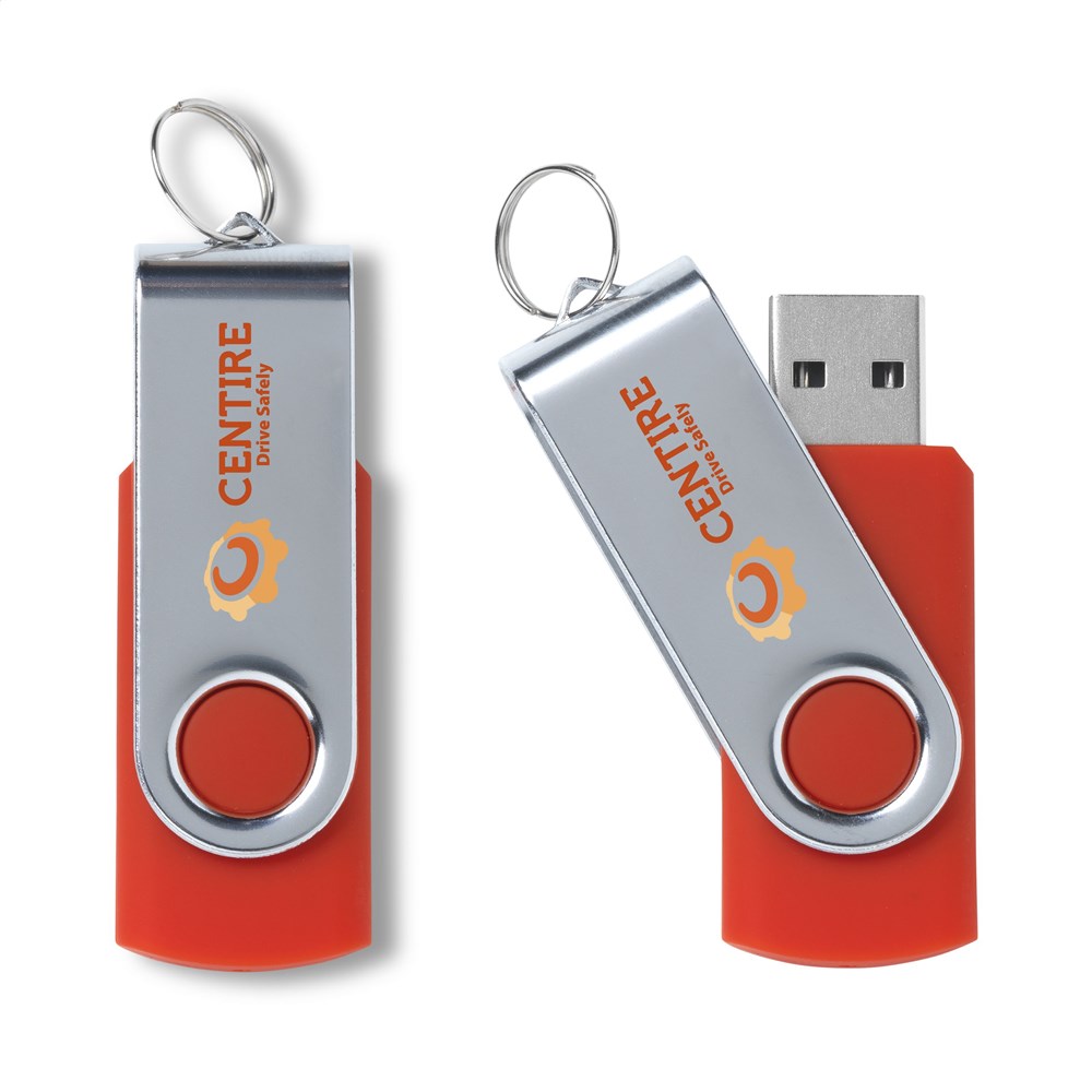 USB Stick Twist aus Vorrat 8 GB - rot