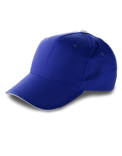 L-merch - Baseball-Cap Anfield - Cobalt Blue, White