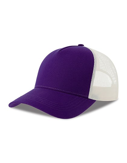 Atlantis - Rapper Cotton-S Cap - Purple, White