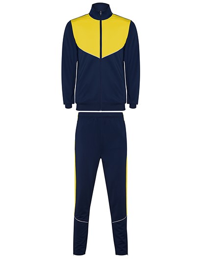 Roly Sport - Kids´ Evans Tracksuit - Navy Blue 55, Yellow 03