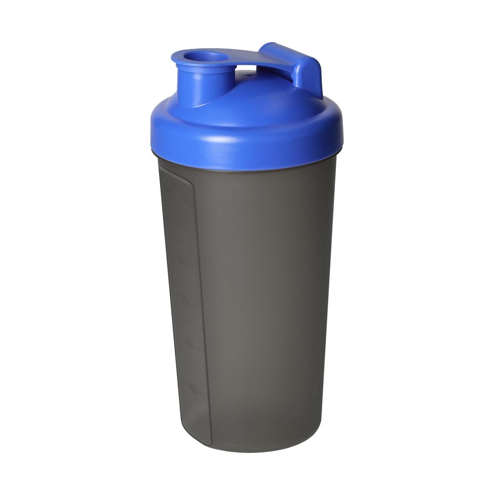 Shaker "Protein", 0,60 l - standard-blau PP/transluzent-grau