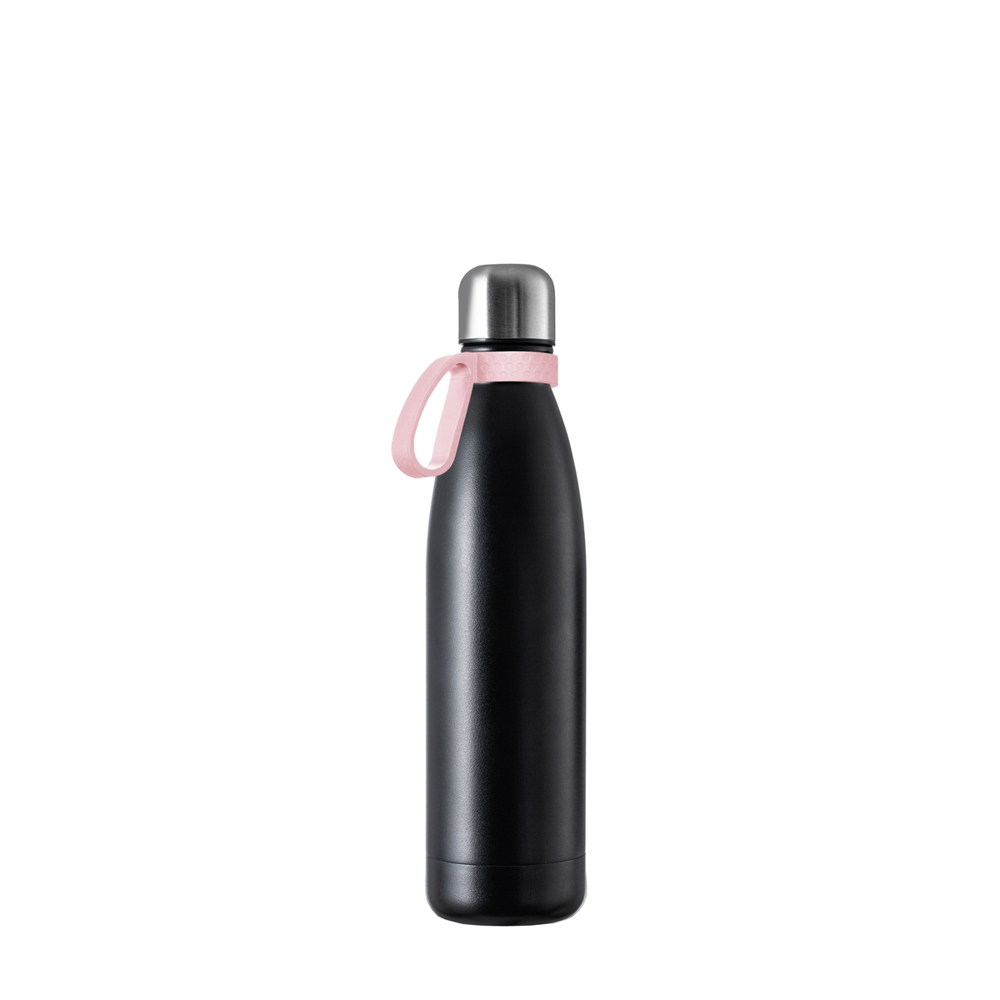 Thermotrinkflasche RETUMBLER-NIZZA - schwarz, silber, hellmagenta, rose