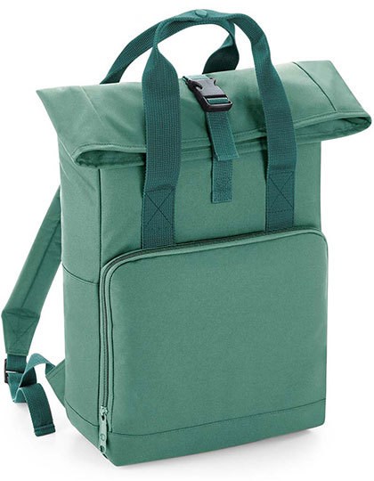 BagBase - Twin Handle Roll-Top Backpack - Sage Green