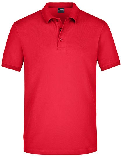 Daiber - Men´s Elastic Polo Piqué - Red