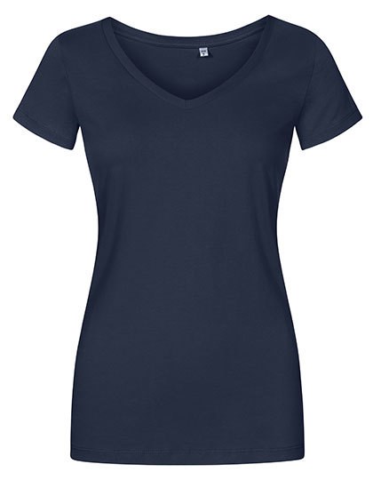 X.O by Promodoro - Women´s V-Neck T-Shirt - French Navy