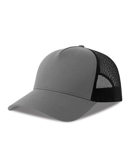 Atlantis - Rapper Cotton-S Cap - Grey, Black
