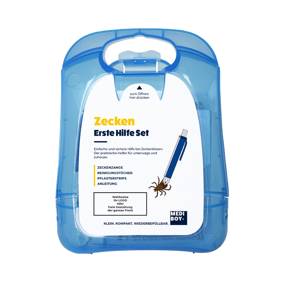 Mediboy Zecken Erste Hilfe Set - blau