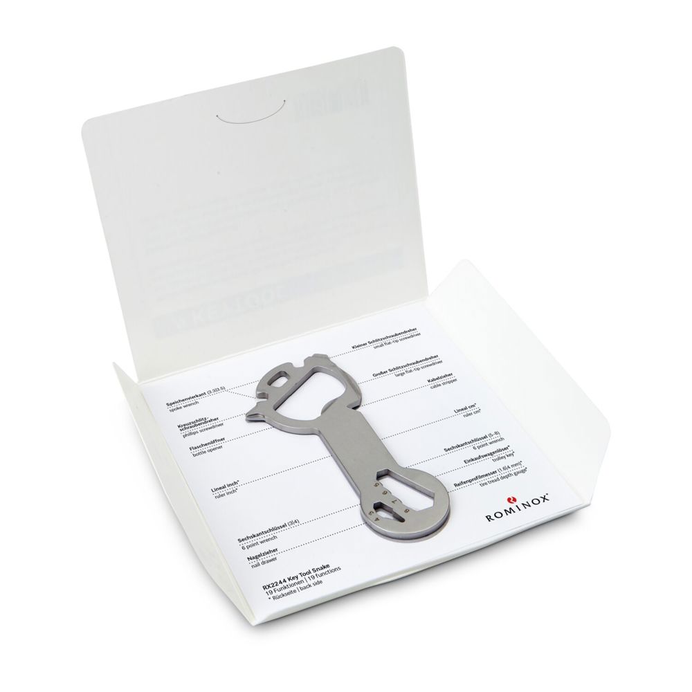 Geschenkartikel: ROMINOX® Key Tool Snake (19 Funktionen) im Motiv-Mäppchen Deutschland Fan Jubelverstärker