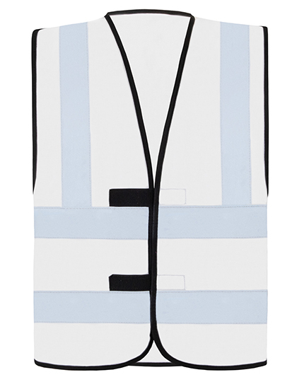 Korntex - Hi-Vis Safety Vest With 4 Reflective Stripes Hannover - White