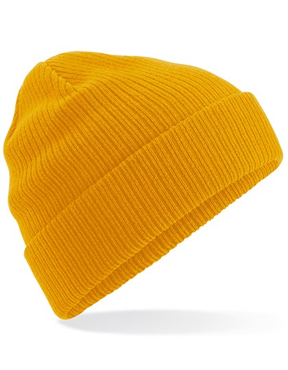 Beechfield - Organic Cotton Beanie - Mustard