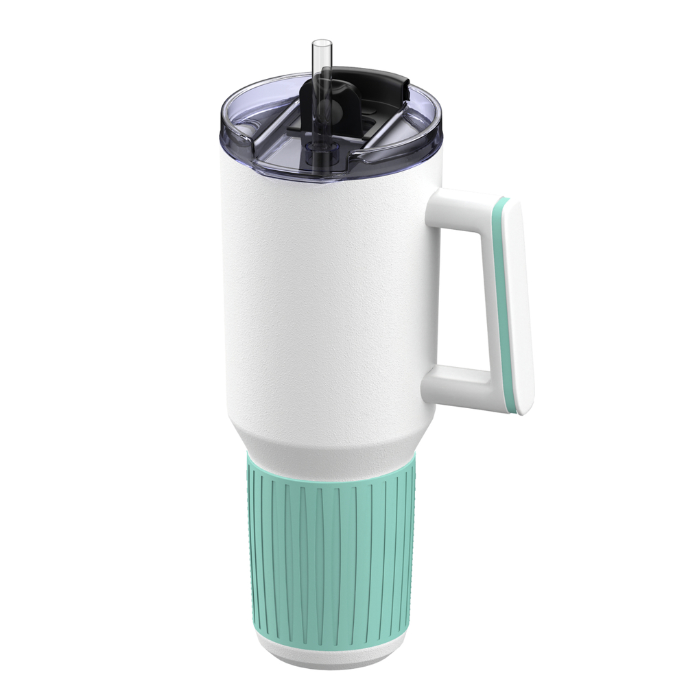 Thermobecher RETUMBLER-myKINGS CANYON 1200 - mint, hellblau, weiß