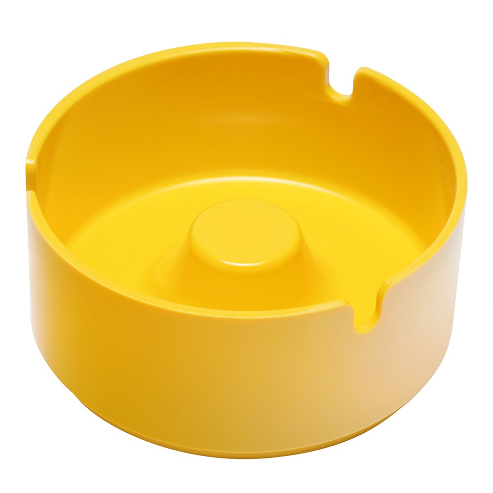 Aschenbecher, stapelbar - gelb