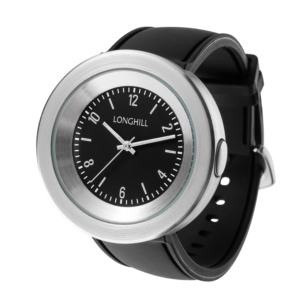 Metalluhr LEON - schwarz