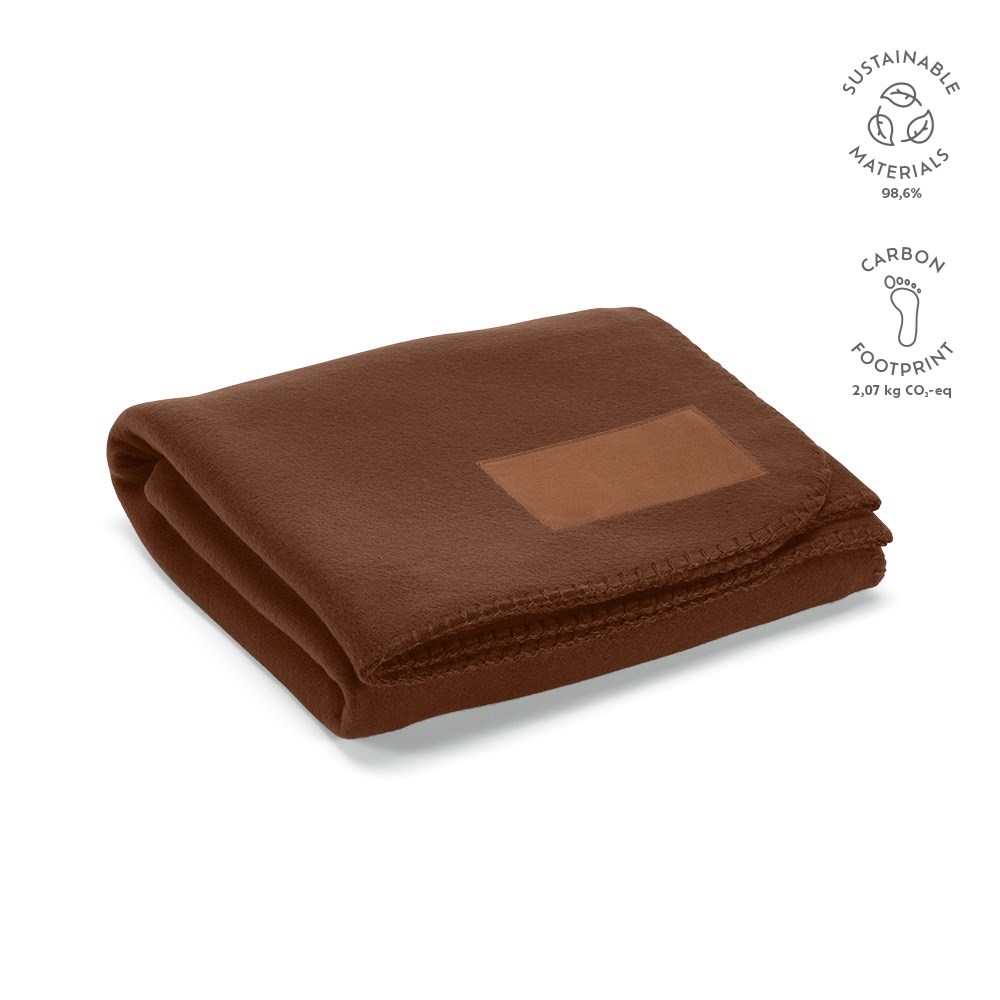 Pollock Decke rPET 180 gsm - dunkelbraun