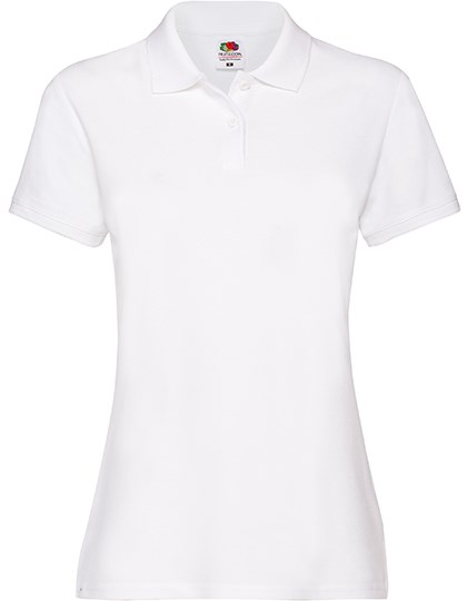 Fruit of the Loom - Ladies´ Premium Polo - White