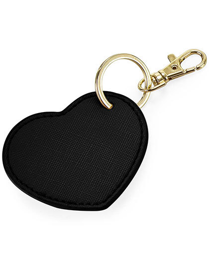 BagBase - Boutique Heart Key Clip - Black