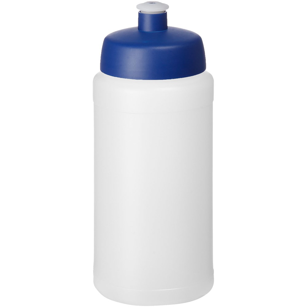 Baseline® Plus 500 ml Flasche mit Sportdeckel - transparent, blau