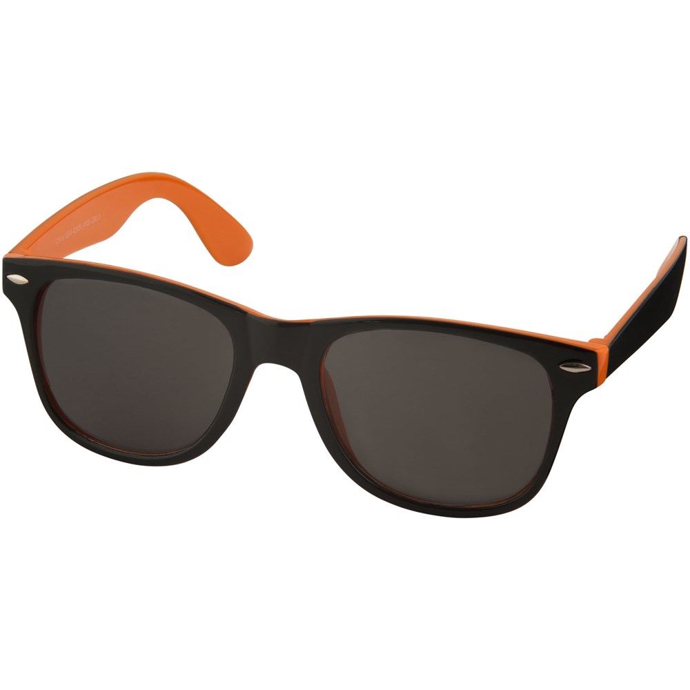 Sun Ray Sonnenbrille mit zweifarbigen Tönen - orange, schwarz
