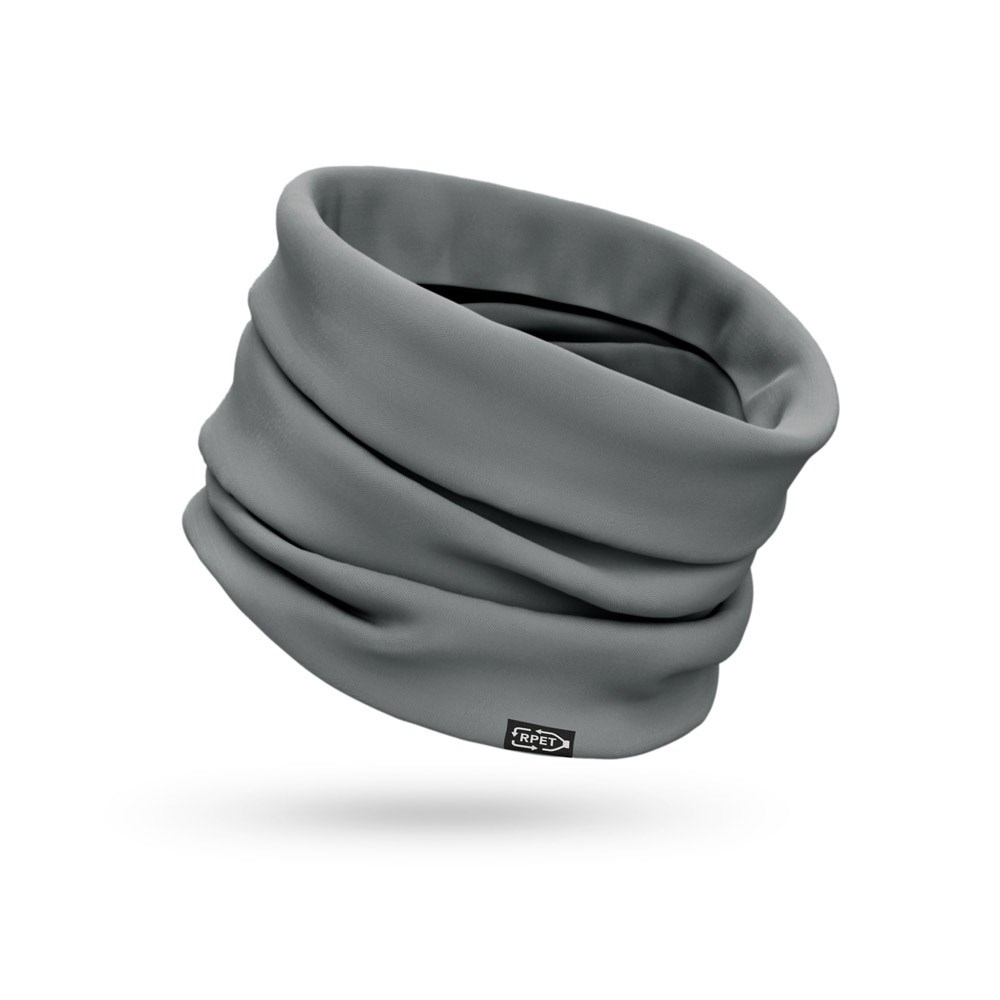 KOLKATA. Multifunktionstuch aus recyceltem Polyester (100% rPET) (120 g/m²) - grau