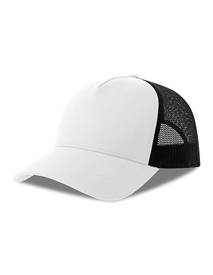 Atlantis - Rapper Cotton-S Cap - White, Black