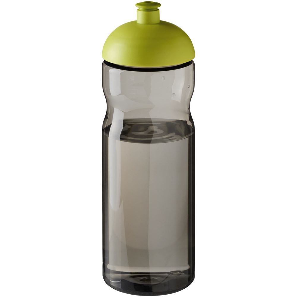 H2O Active® Eco Base 650 ml Sportflasche mit Stülpdeckel - kohle, Lindgrün