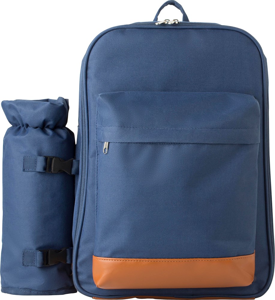 Picknick-Rucksack aus Polyester Allison - blau