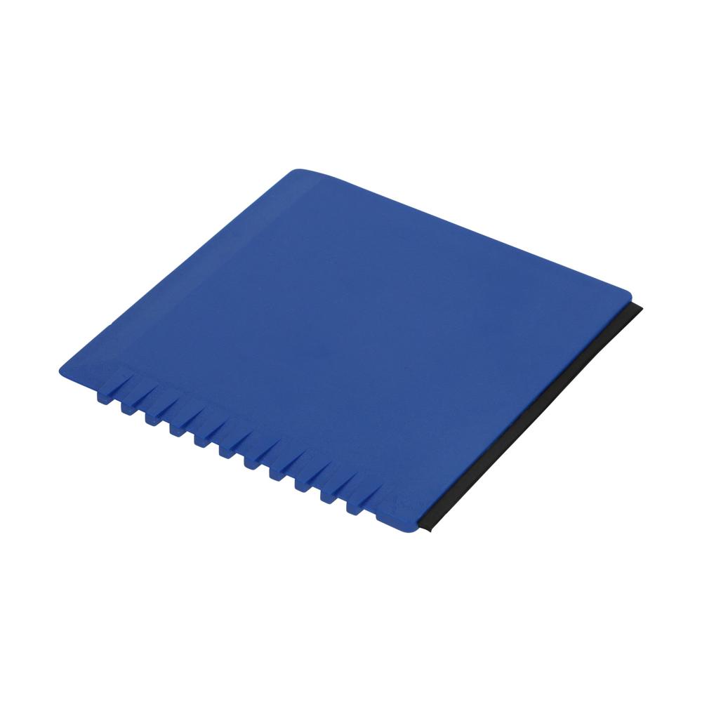 Eiskratzer "Quadrat" mit Wasserabstreifer - standard-blau PP