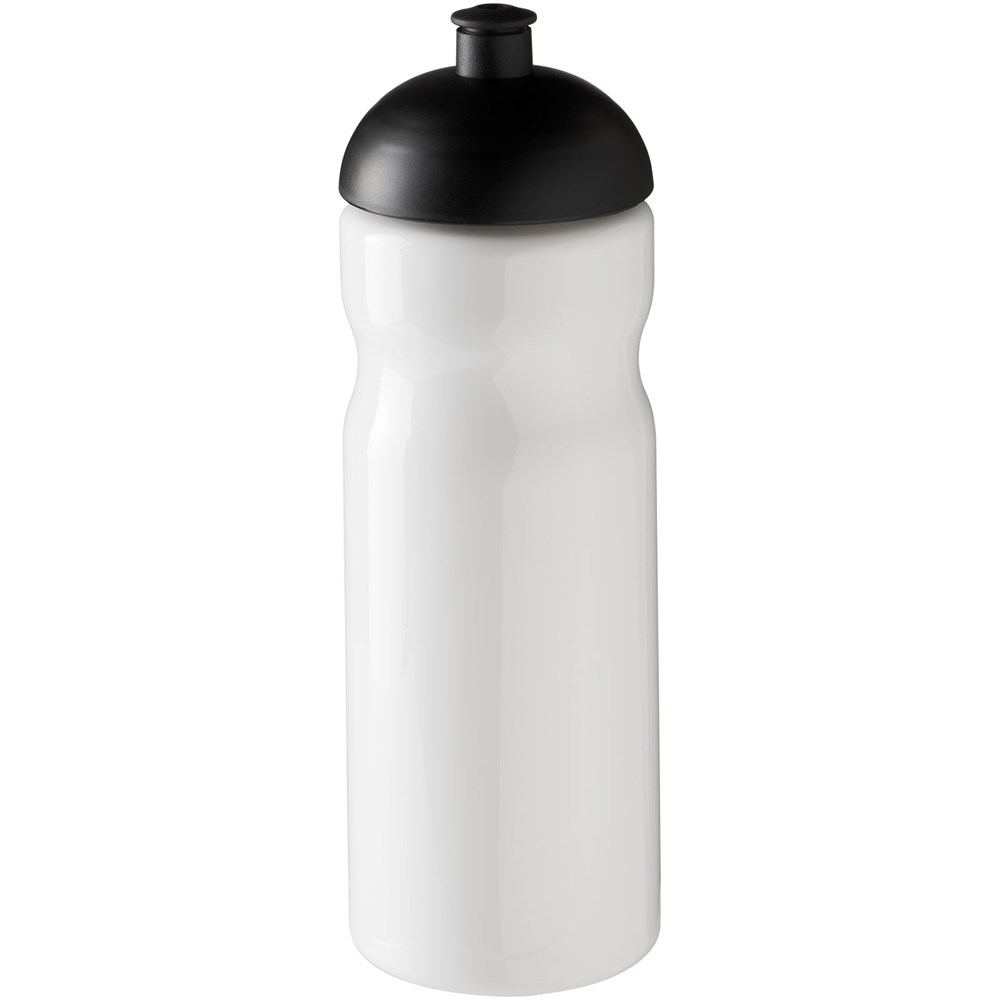 H2O Active® Base 650 ml Sportflasche mit Stülpdeckel - weiss, schwarz