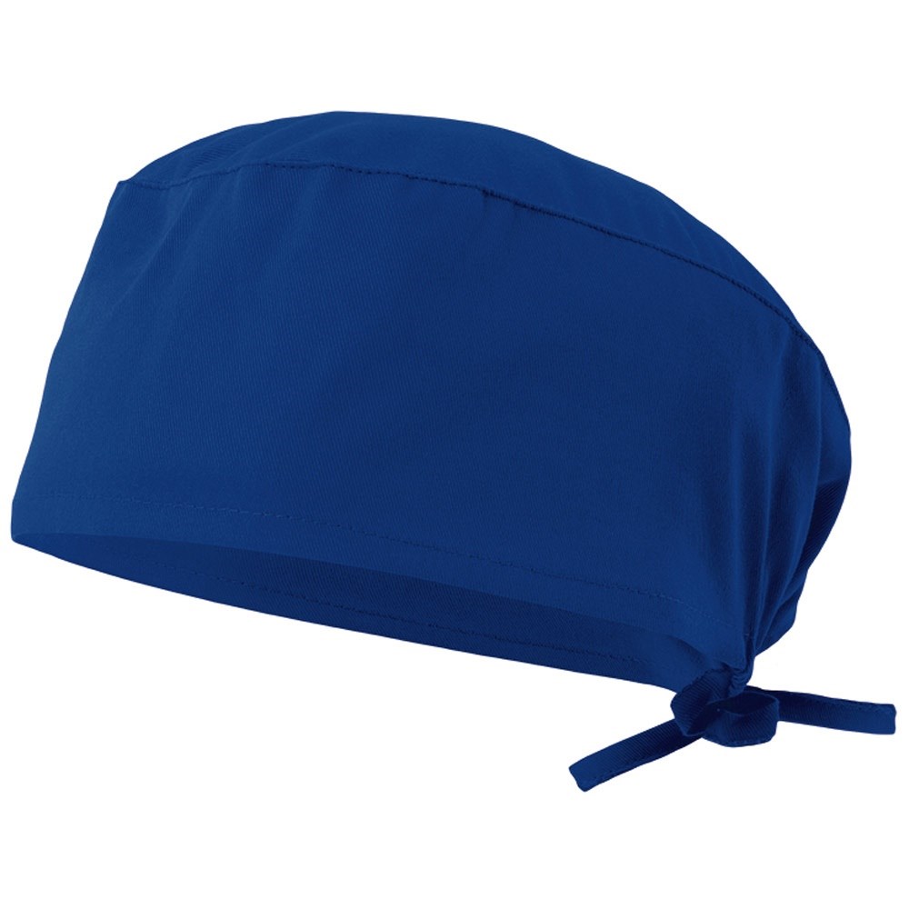 VL ENLIL. Gesundheitsbonnet (190g/m²), in Baumwolle (35%) und Polyester (65%) - Königsblau