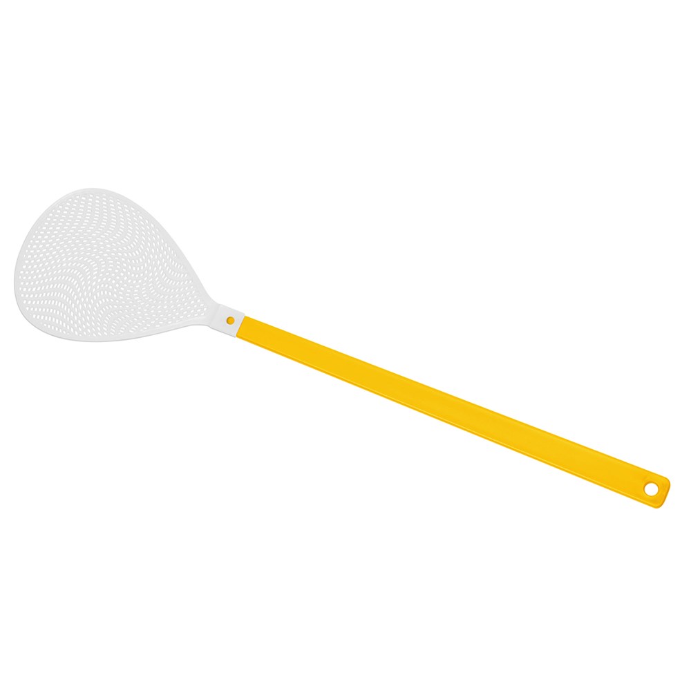 Fliegenklatsche "Oval" - gelb/weiß