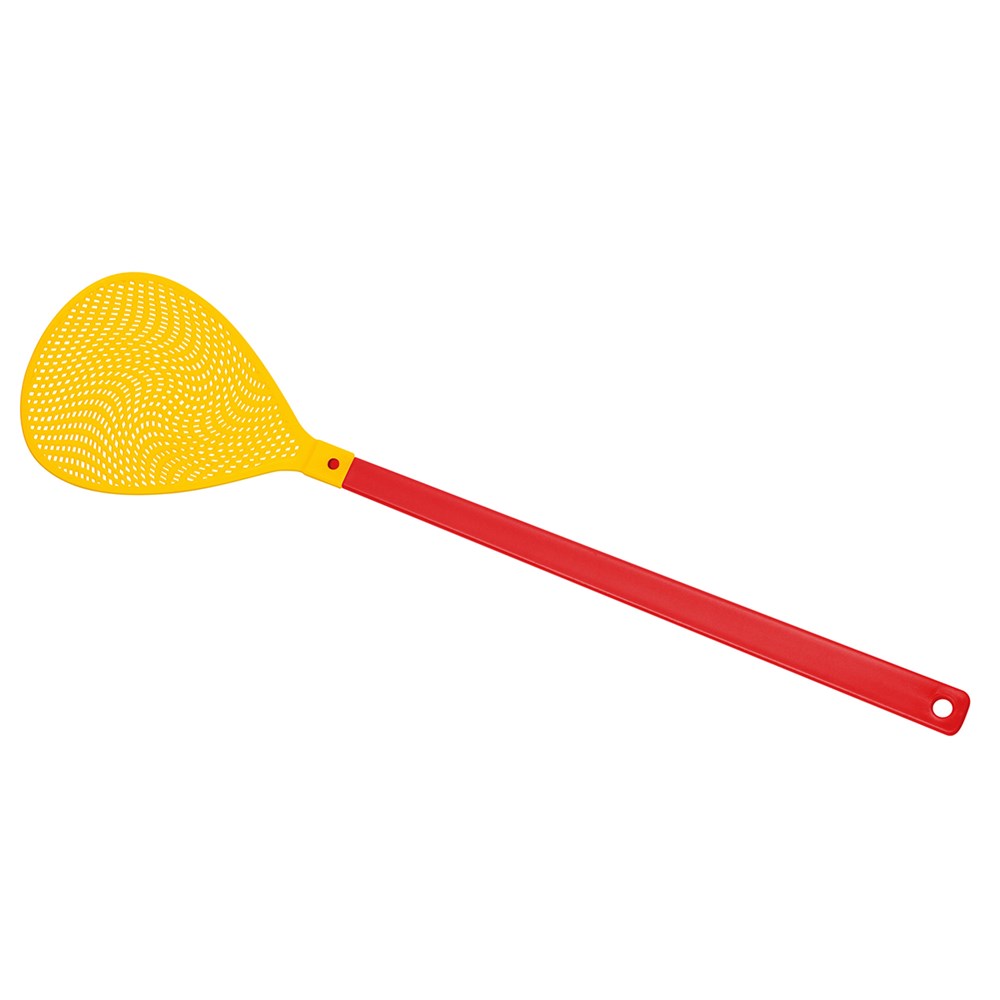 Fliegenklatsche "Oval" - rot/gelb