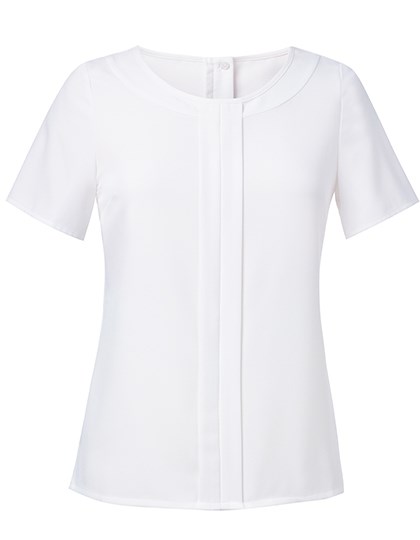 Brook Taverner - Women´s Felina Short Sleeve Blouse - White