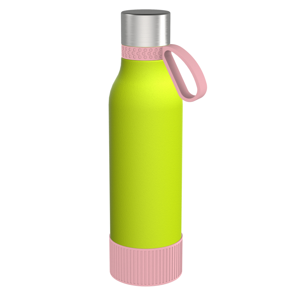 Trinkflasche RETUMBLER-myTOULON II 820 - hellmagenta, rose, hellgrün