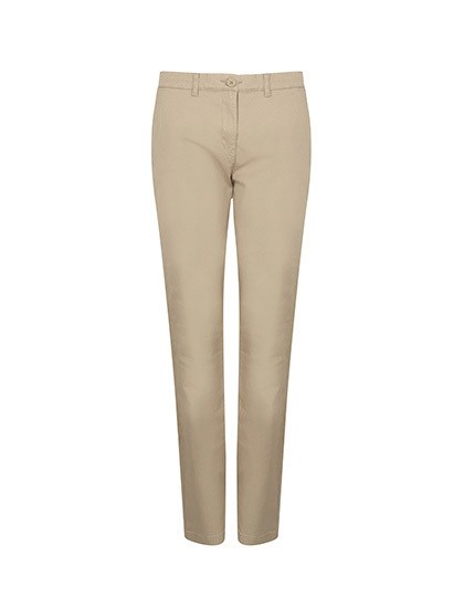 Henbury - Ladies´ Stretch Chino - Stone