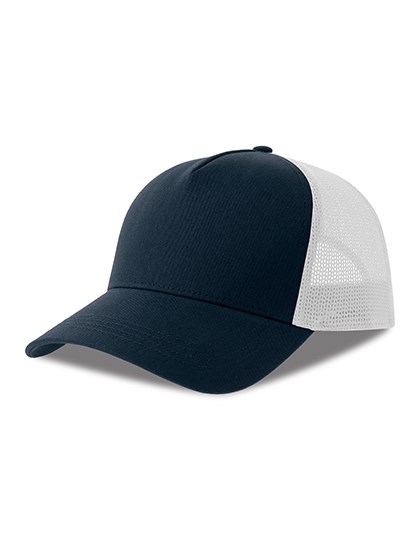 Atlantis - Rapper Cotton-S Cap - Navy, White