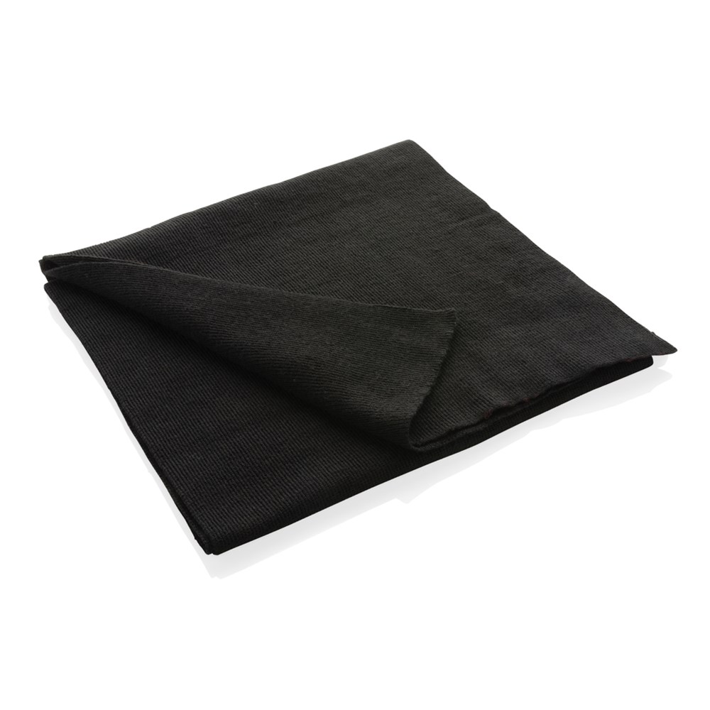 Elles AWARE™ Polylana® Schal 180x30cm - schwarz (± PMS Black)