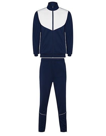 Roly Sport - Evans Tracksuit - Navy Blue 55, White 01