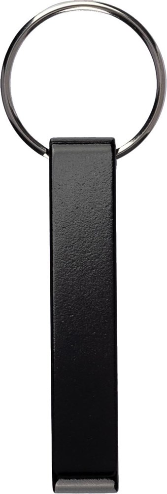 Schlüsselhalter aus recyceltem Aluminium Anneliese - schwarz