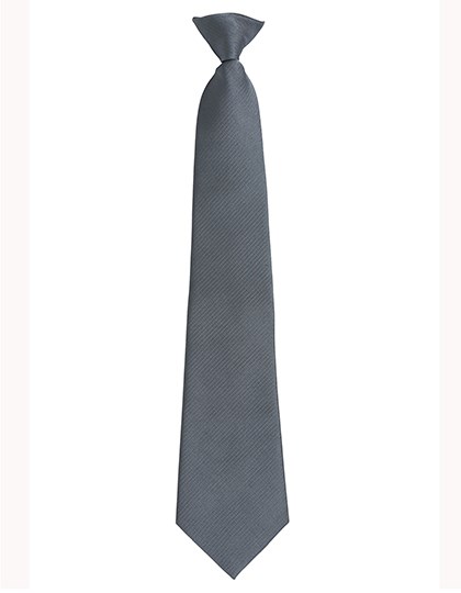 Premier Workwear - Colours Orginals Fashion Clip Tie - Dark Grey (ca. Pantone 431C)