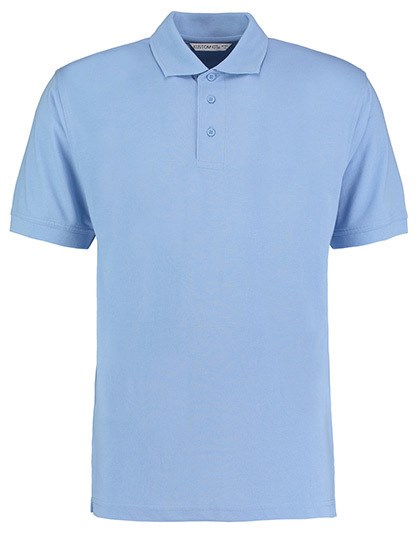 Kustom Kit - Classic Fit Klassic Superwash® 60° Polo - Light Heather Blue