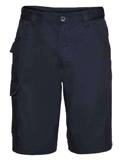 Russell Athletic - Workwear Polycotton Twill Shorts - French Navy