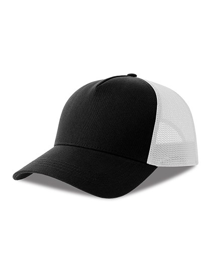 Atlantis - Rapper Cotton-S Cap - Black, White