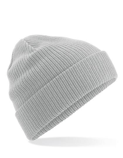 Beechfield - Organic Cotton Beanie - Light Grey