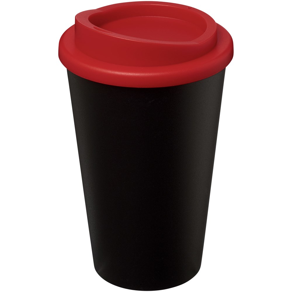 Americano® 350 ml Isolierbecher - schwarz, rot