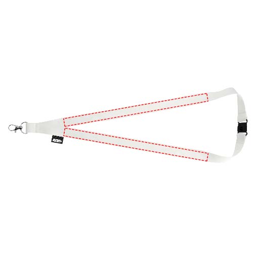 Tom Schlüsselband aus recyceltem PET Kunststoff mit Sicherheitsverschluss