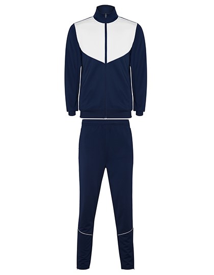 Roly Sport - Kids´ Evans Tracksuit - Navy Blue 55, White 01