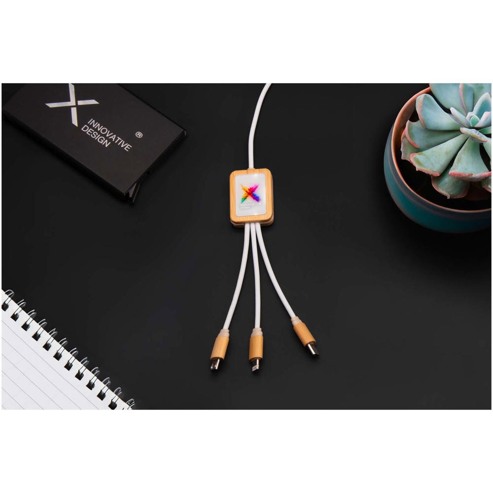 SCX.design C49 5-in-1 Ladekabel mit Leuchtlogo