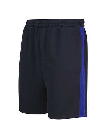 Finden+Hales - Adults Knitted Shorts With Zip Pockets - Navy, Royal